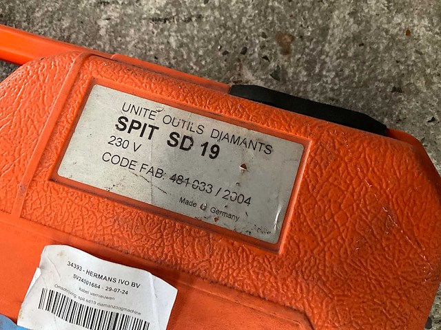 Spit sd19 diamantboormachine - afbeelding 5 van  5