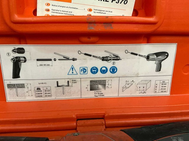 Spitfire p370 overige gereedschappen - afbeelding 5 van  10