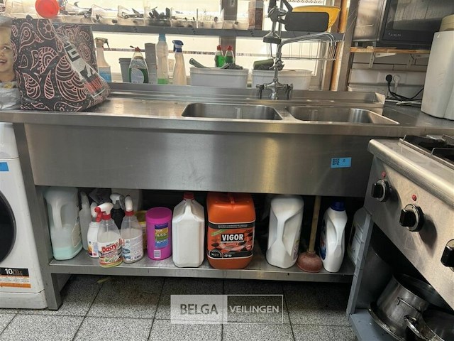 Spoelbak dubbel inox - afbeelding 2 van  8