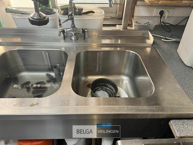 Spoelbak dubbel inox - afbeelding 3 van  8