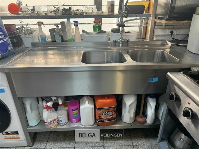 Spoelbak dubbel inox - afbeelding 5 van  8