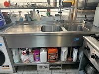 Spoelbak dubbel inox - afbeelding 5 van  8