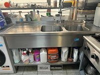 Spoelbak dubbel inox - afbeelding 6 van  8