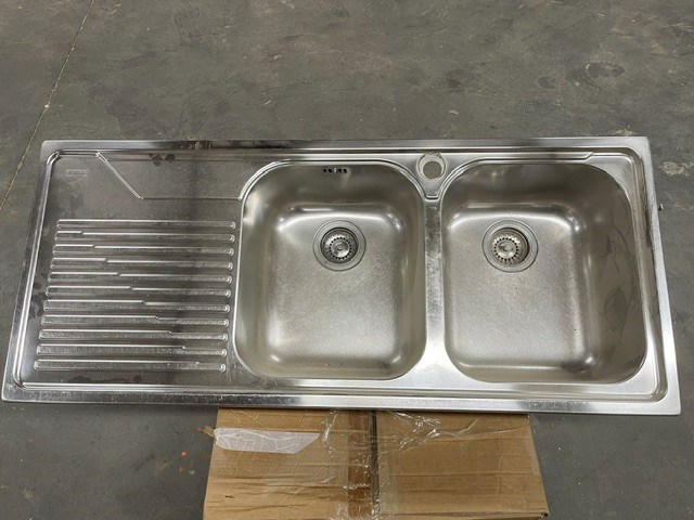 Spoelbak franke gdx 6215, 2 bakken - afbeelding 1 van  2