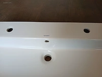 Spoelbak met 2 kraangaten duravit - afbeelding 2 van  5