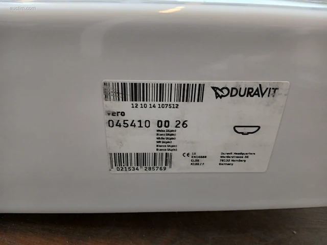 Spoelbak met 2 kraangaten duravit - afbeelding 3 van  5
