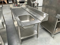 Spoelbak rvs voor wasstraat - afbeelding 1 van  2