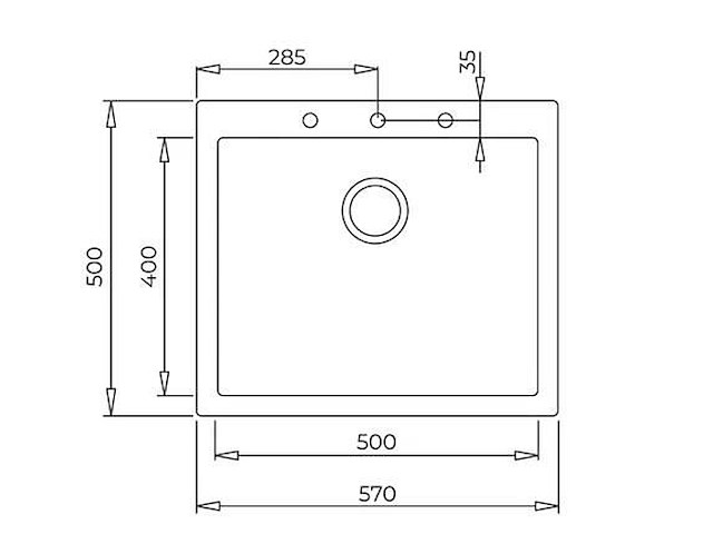 Spoelbak teka forsquare 50.40 tg auto - afbeelding 4 van  5