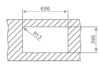 Spoelbak teka rs15-2b-740 115030011 - afbeelding 6 van  7
