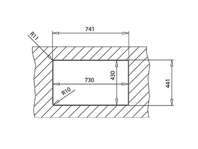 Spoelbak teka rs15-2b-740 115030011 - afbeelding 7 van  7