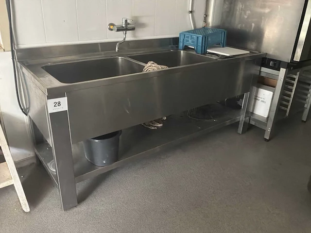 Spoeltafel dubbele bak - afbeelding 1 van  5