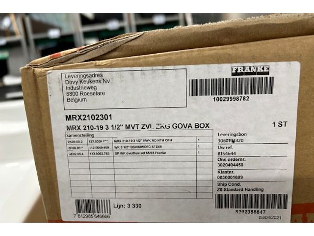 Spoeltafel franke - afbeelding 4 van  4