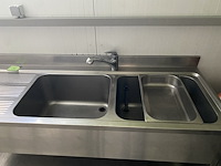 Spoeltafel met kraan 200x70x85cm hoogte - afbeelding 2 van  2