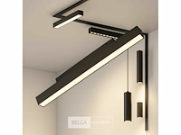 Spot draaibare lineaire led op magnetische rail 48v - 12w - libra (x4) - afbeelding 1 van  6