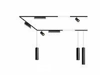 Spot draaibare lineaire led op magnetische rail 48v - 12w - libra (x4) - afbeelding 6 van  6