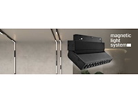 Spot draaibare lineaire led op magnetische rail 48v - 12w - libra (x8) - afbeelding 4 van  5