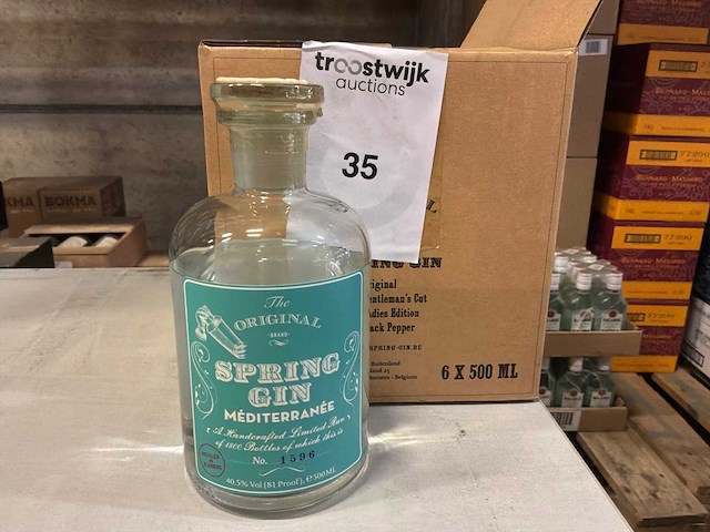 Spring gin méditerranée gin (6x) - afbeelding 1 van  1