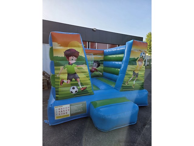 Springkasteel 3*3 voetbal - afbeelding 6 van  8