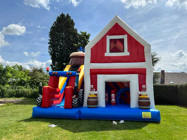 Springkasteel boerderij - afbeelding 1 van  3