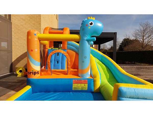 Springkasteel 'dino' - afbeelding 1 van  5