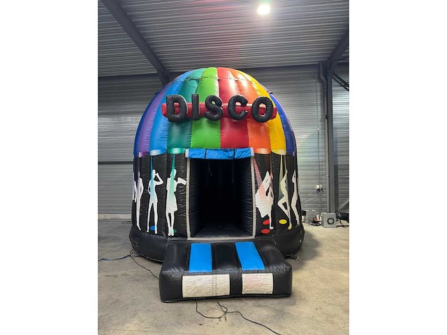 Springkasteel disco - afbeelding 1 van  5