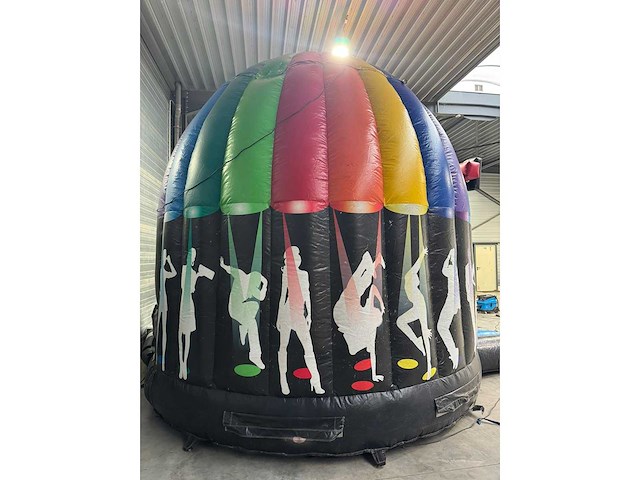 Springkasteel disco - afbeelding 3 van  5