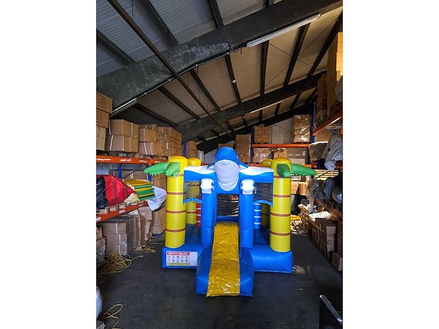 Springkasteel dolfijn mini - afbeelding 2 van  4