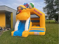 Springkasteel duck - overdekt met glijbaan - afbeelding 4 van  4