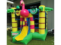 Springkasteel flamingo mini - afbeelding 1 van  1