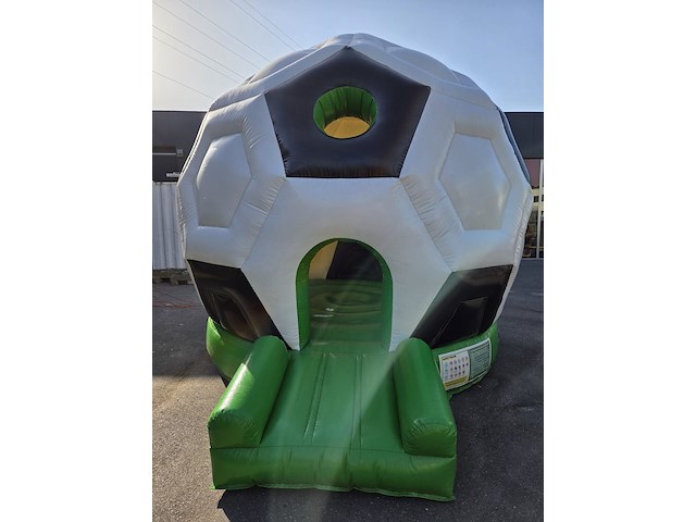 Springkasteel gesloten voetbal - afbeelding 5 van  5