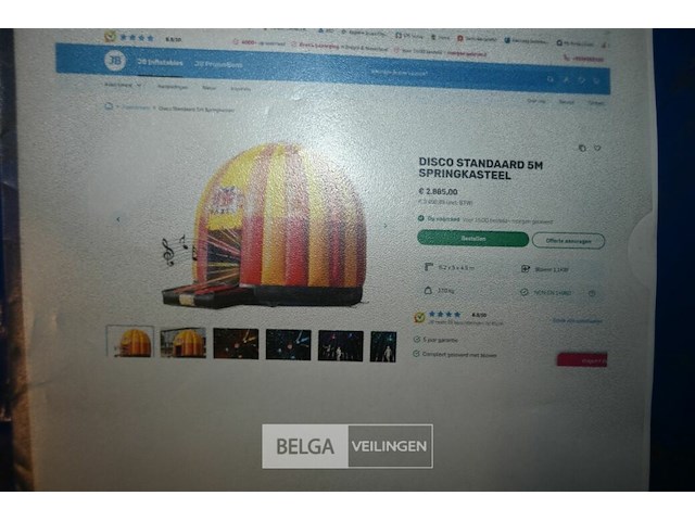 Springkasteel + gibbons blower - afbeelding 7 van  12