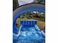 Springkasteel “haai" met afneembaar zwembad/ballenbad - afbeelding 5 van  5