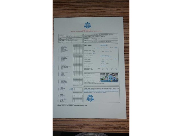 Springkasteel 'hindernisbaan' - afbeelding 6 van  14