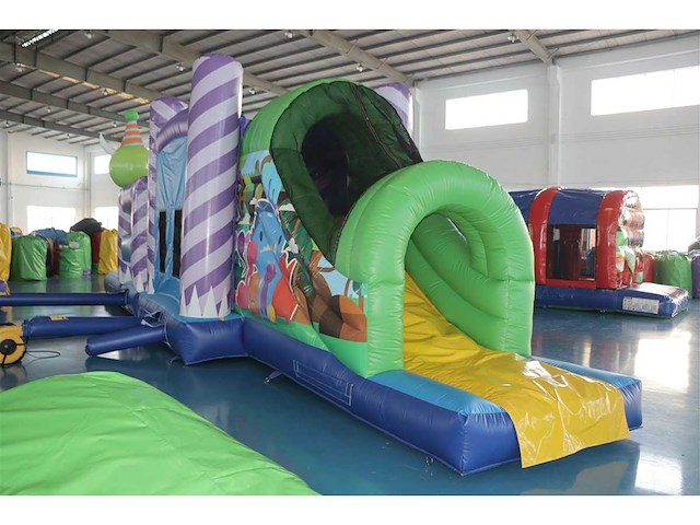 Springkasteel 'hindernisbaan' - afbeelding 7 van  14