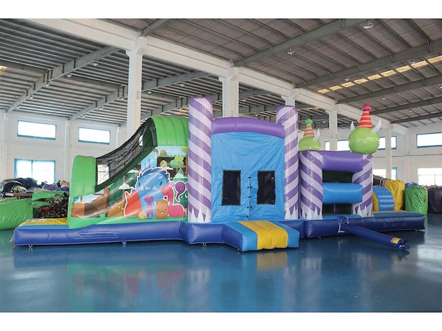 Springkasteel 'hindernisbaan' - afbeelding 9 van  14