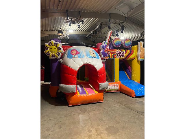 Springkasteel hippy party - afbeelding 1 van  1