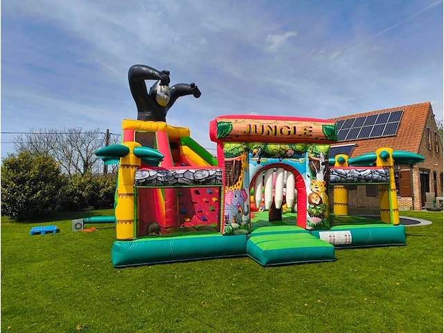 Springkasteel “kingkong" - afbeelding 1 van  10