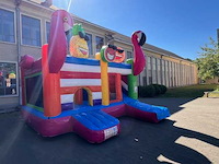 Springkasteel multiplay flamingo