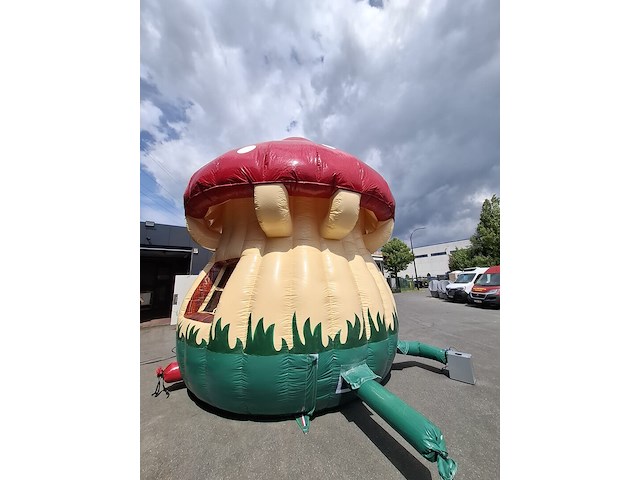 Springkasteel paddenstoel - afbeelding 7 van  8