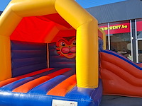 Springkasteel tijger met glijbaan - afbeelding 4 van  9