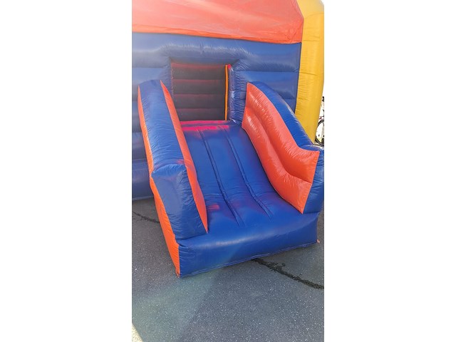 Springkasteel tijger met glijbaan - afbeelding 5 van  9