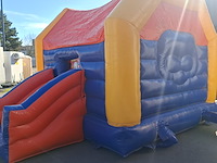 Springkasteel tijger met glijbaan - afbeelding 6 van  9