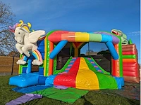 Springkasteel “unicorn" - afbeelding 2 van  6