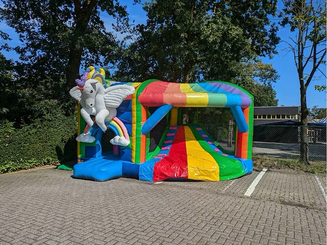 Springkasteel “unicorn" - afbeelding 3 van  6
