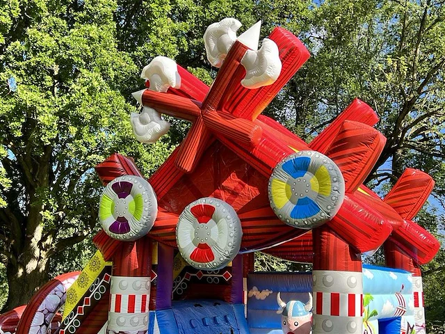 Springkasteel viking - afbeelding 6 van  7
