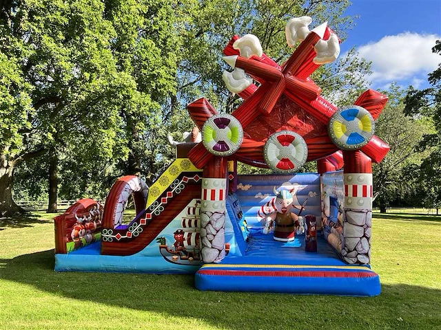 Springkasteel viking - afbeelding 1 van  7