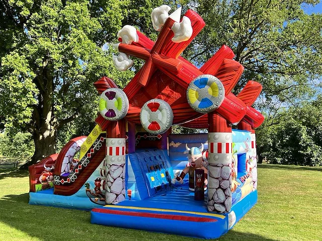 Springkasteel viking - afbeelding 3 van  7