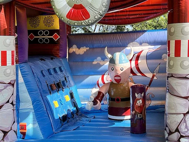 Springkasteel viking - afbeelding 6 van  7