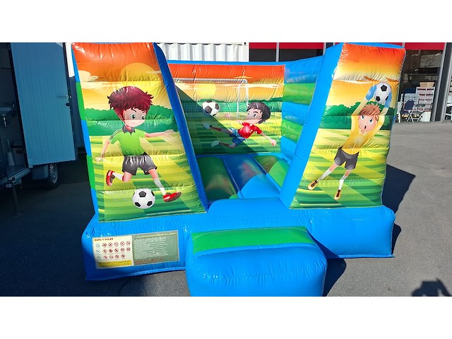 Springkasteel voetbal - afbeelding 1 van  7