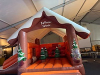 Springkasteel winterworld - overdekt met glijbaan - afbeelding 2 van  4